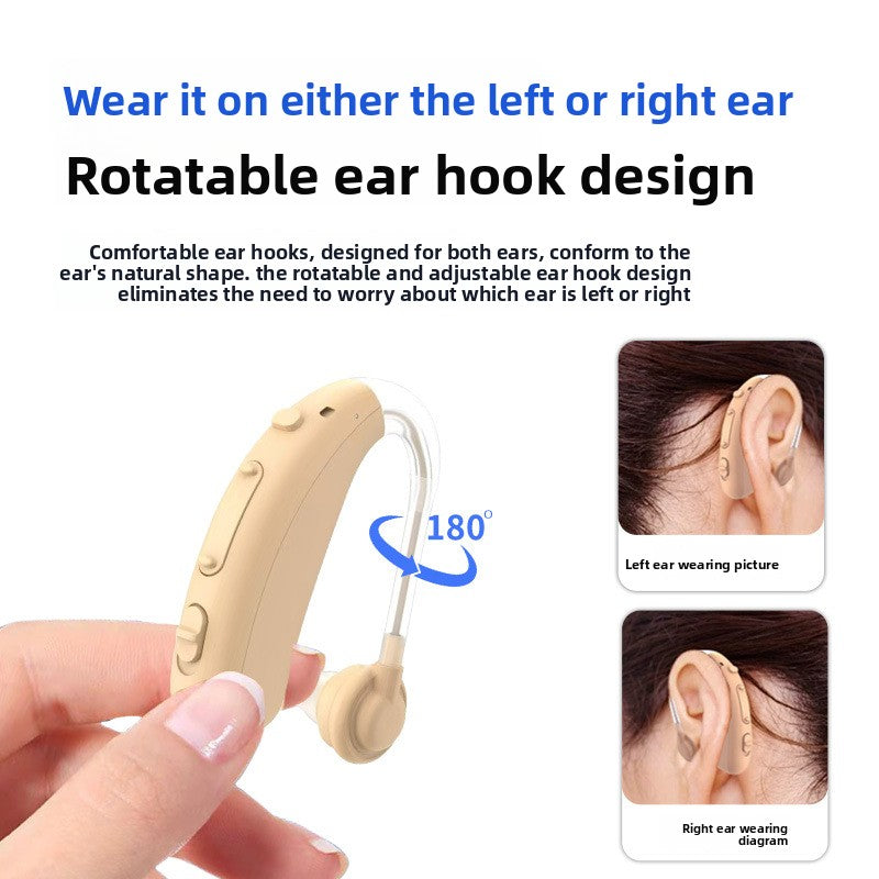 Rechargeable Bluetooth Behind-the-Ear Hearing Aid